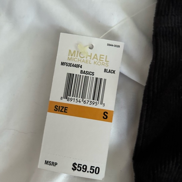 Michael Michael Kors -Basic Black Velvety Pants Size - small - Picture 11 of 12